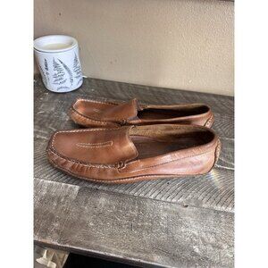Men's Clarks Leather Driving Loafers - Moccasins - Size 9.5M - Brown